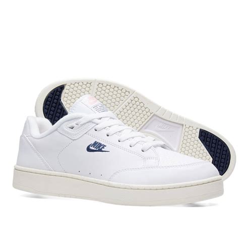 Nike Grandstand II White, Navy & Sail 